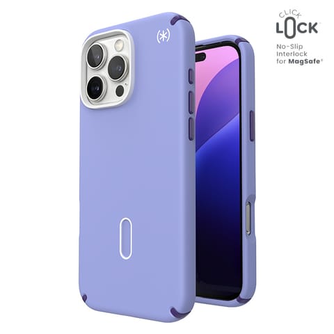 ⁨Speck Presidio2 Pro ClickLock & MagSafe - Etui iPhone 16 Pro Max (Future Lavender / Cassis Purple / White)⁩ w sklepie Wasserman.eu