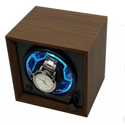 ⁨Rotomat szkatułka etui automatyczne na zegarek drewno 14 x 12 x 12 cm PD144⁩ w sklepie Wasserman.eu