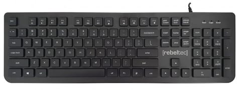 ⁨Klawiatura USB Full size Solidero Funkcje multimedialne⁩ w sklepie Wasserman.eu