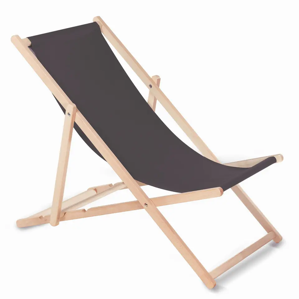 ⁨Classic beech lounger GreenBlue GB183 brown⁩ at Wasserman.eu