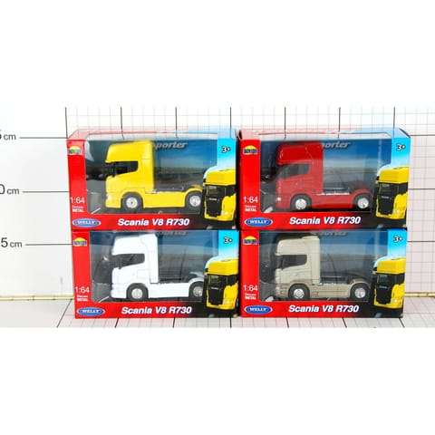 ⁨WELLY 1:64 CIĘŻARÓWKA SCANIA V8 R730⁩ w sklepie Wasserman.eu