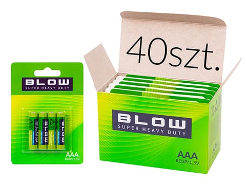 ⁨82-660# Bateria  blow super heavy duty aaa r03p blister⁩ w sklepie Wasserman.eu