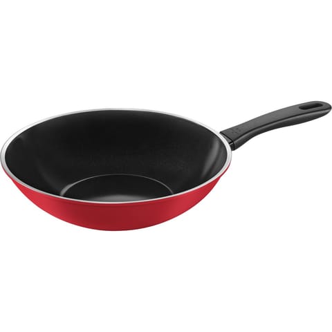 ⁨wok 28 cm czerwony⁩ w sklepie Wasserman.eu