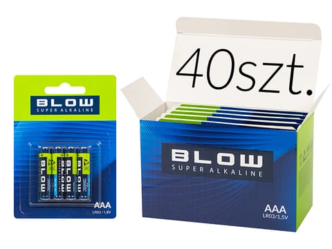 ⁨82-653# Bateria  blow super alkaline aaa lr3 blister⁩ w sklepie Wasserman.eu