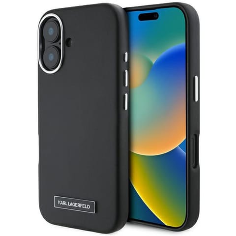 Karl Lagerfeld KLHMP16MPGMSRPK iPhone 16 Plus 6.7" czarny/black hardcase FW Metal Plate MagSafe w sklepie Wasserman.eu