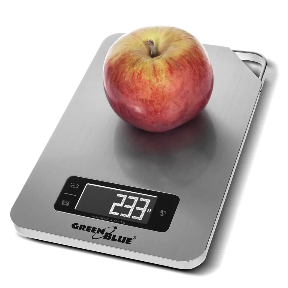 ⁨Digital kitchen scale with timer GreenBlue GB170 min 1g max 5000g⁩ at Wasserman.eu