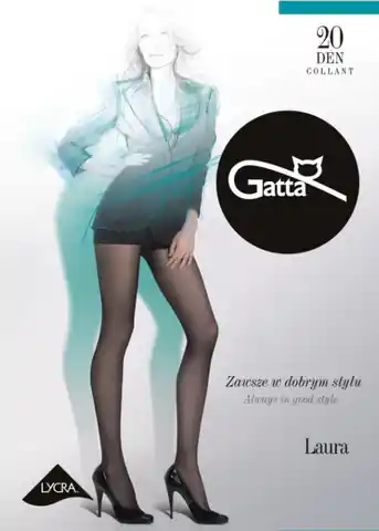 ⁨Rajstopy Gatta Laura 20 Blu Jeans (Rozmiar 3-M)⁩ w sklepie Wasserman.eu