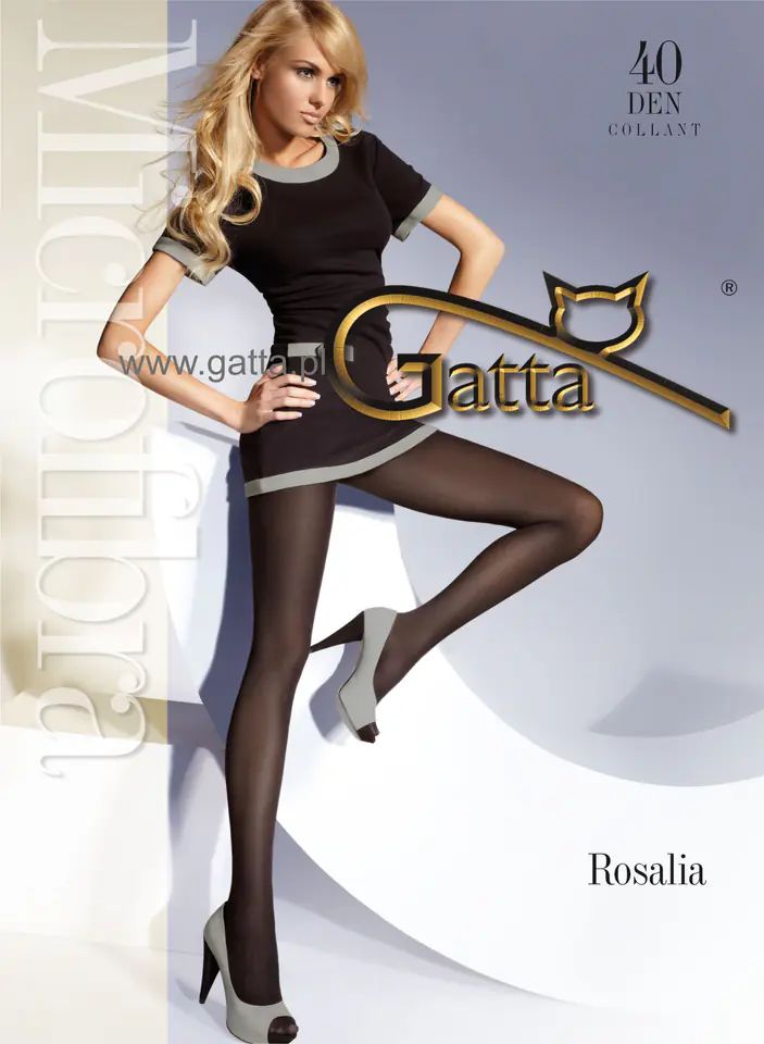 ⁨Tights Gatta Rosalia 40 white (size 5-XL)⁩ at Wasserman.eu