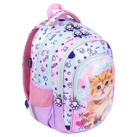 ⁨4-compartment backpack BPL-58 My Little Friend pastel Kitty⁩ at Wasserman.eu