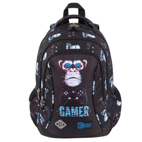 ⁨3-Compartment Backpack STRIGHT BP-26 Blue gamer⁩ at Wasserman.eu