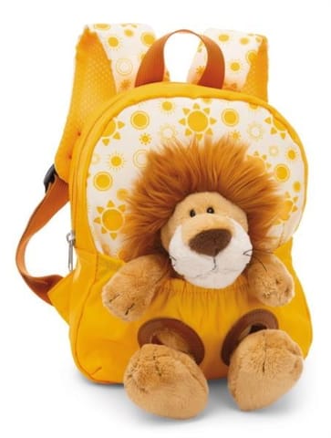 ⁨NICI 49850 Backpack 21x26cm yellow + lion mascot 25cm⁩ at Wasserman.eu