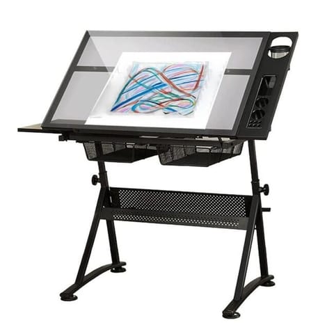 ⁨DNA PRO DESK 1 Desk Drafting Table with Drawers⁩ at Wasserman.eu