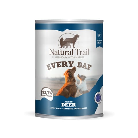 ⁨NATURAL TRAIL Every Day Rich in deer - wet dog food - 800g⁩ at Wasserman.eu