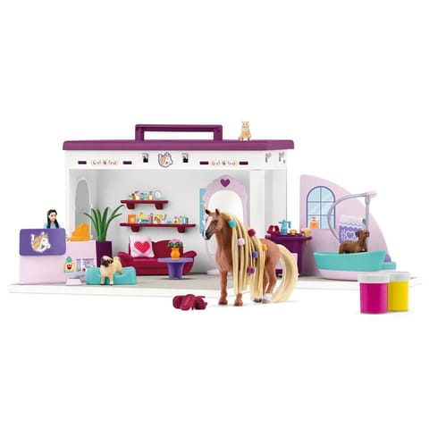 ⁨Schleich 42614 Salon piękności dla zwierząt⁩ w sklepie Wasserman.eu