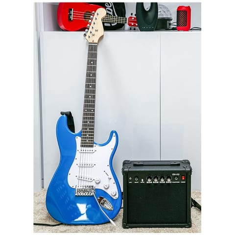 ⁨NN EG SET BLU zestaw gitarowy gitara elektryczna s⁩ w sklepie Wasserman.eu