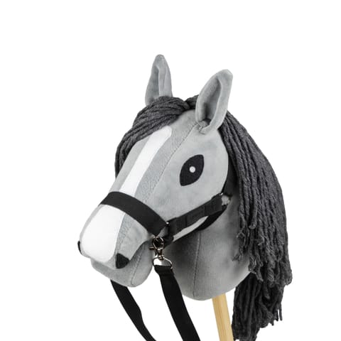 ⁨Hobby Horse Skippi - lekki koń na kiju - Szary A5  - prezent dla dziecka⁩ w sklepie Wasserman.eu