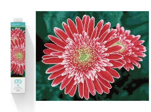 ⁨Diamond Embroidery Diamond Dotz Diamond Mosaic Gerbera Pink 58x48cm DQ10001⁩ at Wasserman.eu