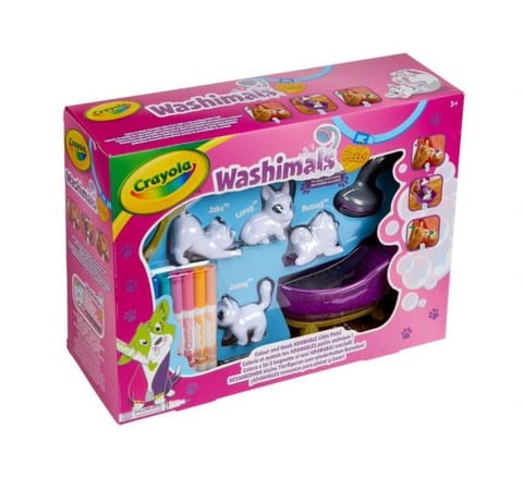 ⁨Washimals Coloring Animals Set With CRAYOLA Bathtub⁩ at Wasserman.eu