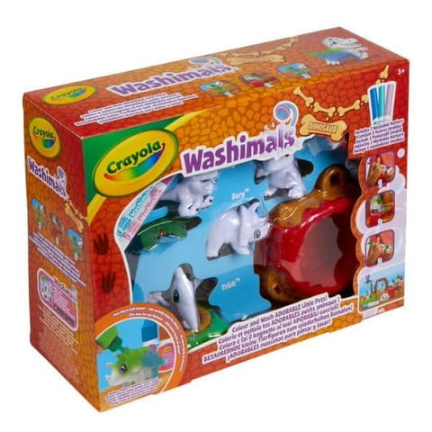 ⁨Washimals Dinosaur Island for CRAYOLA Coloring⁩ at Wasserman.eu