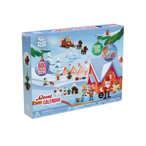 ⁨Plus Plus Bricks 600 pieces Advent Calendar 3852⁩ at Wasserman.eu