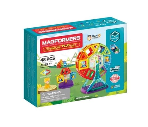 ⁨MAGFORMERS Carnival Plus Set 48 elementów 703016⁩ w sklepie Wasserman.eu