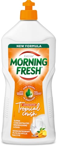 ⁨CUSSONS Morning Fresh Skoncentrowany płyn do mycia naczyń - Tropical 900 ml⁩ w sklepie Wasserman.eu