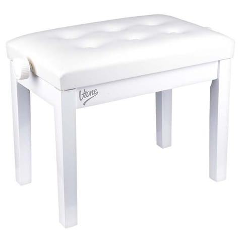 ⁨V-TONE BENCH 1 WH piano bench WHITE⁩ at Wasserman.eu