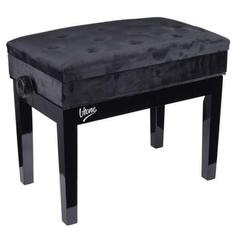 ⁨V-TONE BENCH 2 WL piano bench with storage WELU⁩ at Wasserman.eu