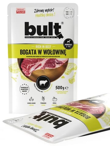 ⁨Bult Mielonka bogata w wołowinę saszetka 500g⁩ w sklepie Wasserman.eu