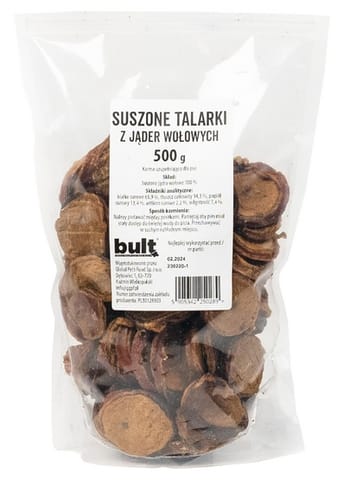 ⁨Bult Suszone talarki z jąder wołowych 500g⁩ w sklepie Wasserman.eu