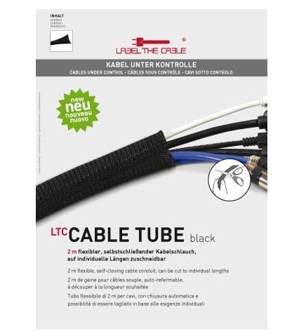 ⁨Label-the-cable CABLE TUBE cable tie Polyester Black 1 pc(s)⁩ at Wasserman.eu