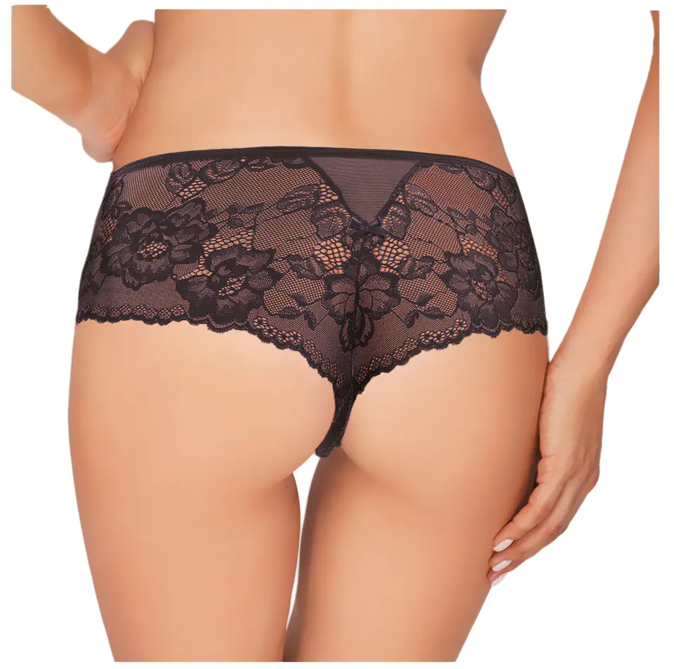⁨Shorto-stringi Kim 092 Czarne (Rozmiar XL)⁩ w sklepie Wasserman.eu