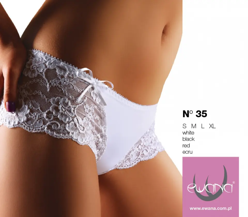 ⁨Shorty Cattie 035 Biały (Rozmiar S)⁩ w sklepie Wasserman.eu