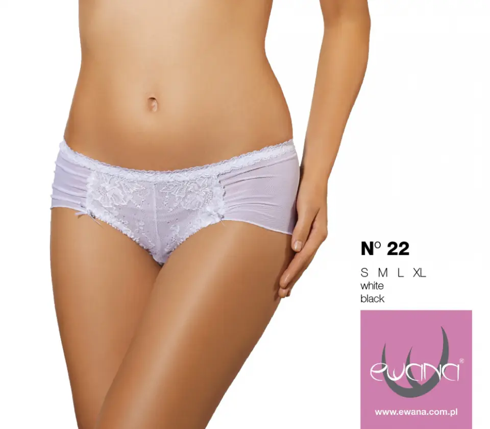 ⁨Shorty Rebeca 022 Biały (Rozmiar L)⁩ w sklepie Wasserman.eu