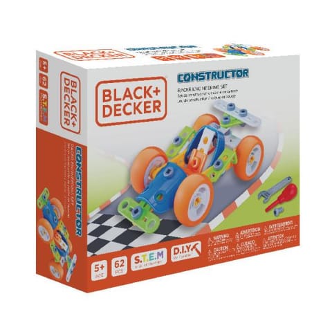 ⁨Black+Decker EK004-BD STANLEY Jr Assembly Race Car⁩ at Wasserman.eu