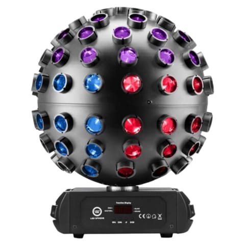 ⁨LIGHT4ME LED SPHERE 5x18W RGBWA-UV light effect⁩ at Wasserman.eu