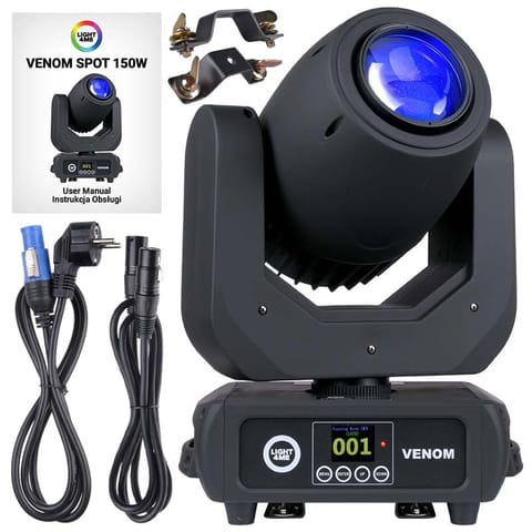 ⁨LIGHT4ME VENOM SPOT 150W LED Moving Head⁩ at Wasserman.eu