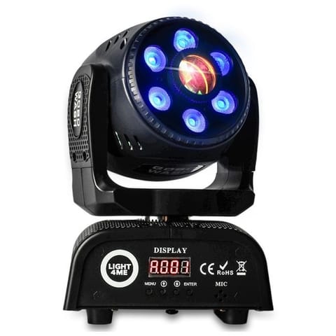 ⁨LIGHT4ME KALEIDO WASH LED effect moving head⁩ at Wasserman.eu