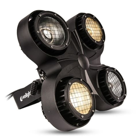 ⁨EVOLIGHTS BLINDER 4x100W IP65 outdoor illuminator.⁩ at Wasserman.eu