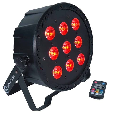 ⁨LIGHT4ME LED PAR 9X10W MKII RGBW pilot IR⁩ w sklepie Wasserman.eu