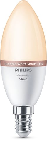 ⁨WiZ | Świeca Philips Smart WiFi C37, opakowanie 3szt | E14 | 4,9 W | Przestrajalna biel⁩ w sklepie Wasserman.eu