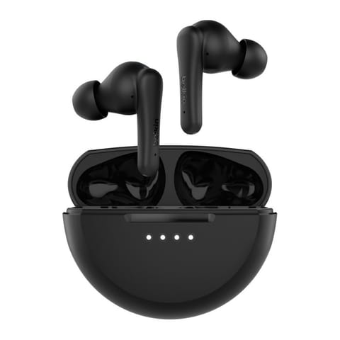 ⁨Belkin SoundForm Rhythm Słuchawki Bezprzewodowy Douszny Połączenia/muzyka Micro-USB Bluetooth Czarny⁩ w sklepie Wasserman.eu