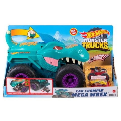 ⁨HOT WHEELS MONSTER TRUCKS GYL13 CAR CHOMPIN' MEGA WREX⁩ at Wasserman.eu