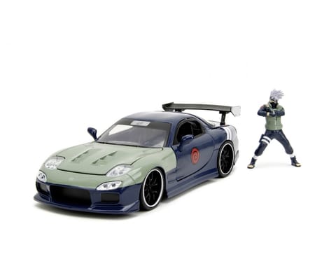 ⁨Auto Naturo 93 Mazda RX-7 z figurką Kakashim Hatake 1:24 Simba JADA⁩ w sklepie Wasserman.eu