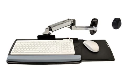 ⁨Ergotron LX Wall Mount Keyboard Arm Silver⁩ at Wasserman.eu