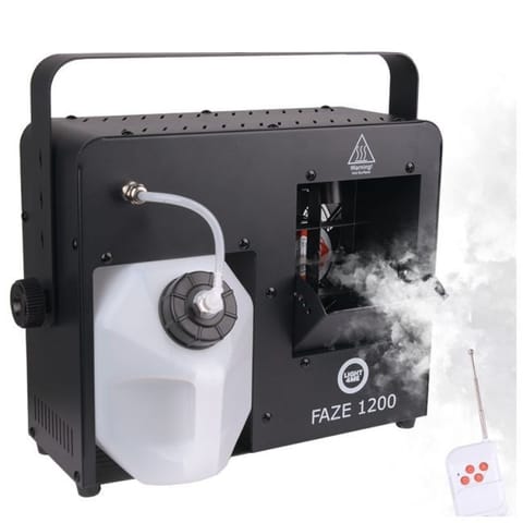 ⁨LIGHT4ME FAZE 1200 hazer pilo fog smoke machine⁩ at Wasserman.eu