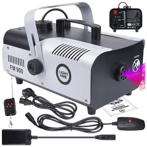 ⁨LIGHT4ME FM 900 fog smoke machine with S remote control⁩ at Wasserman.eu