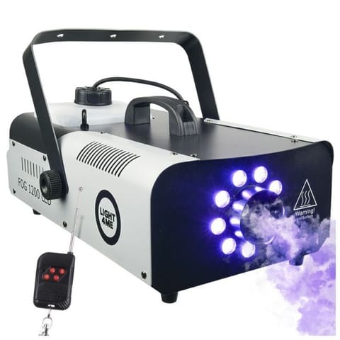 ⁨LIGHT4ME FOG 1200 LED Fog Smoke Generator Remote Control⁩ at Wasserman.eu