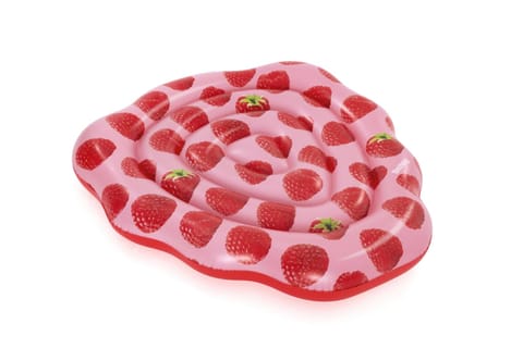 ⁨Air mattress 165x151cm raspberry pattern B43396 BESTWAY⁩ at Wasserman.eu