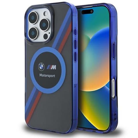 ⁨BMW BMHMP16L23HTPUK iPhone 16 Pro 6.3"   czarny/black hardcase Motorsport IML Circle MagSafe⁩ w sklepie Wasserman.eu
